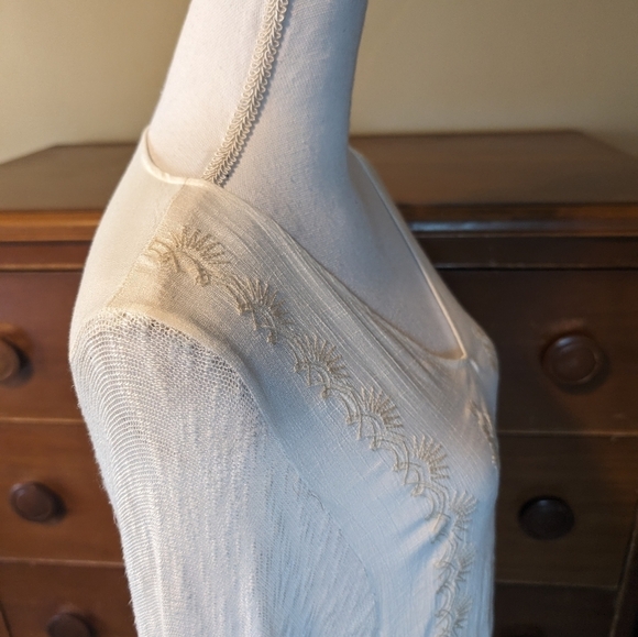 Knox Rose Boho White FRINGE Poncho - Picture 10 of 13